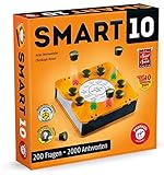 Piatnik Vienna 7167 Smart 10 - Das revolutionäre Quizspiel I Alleswisser Brettspiel I Ein Quizspiel der besonderen Art I Gesellschaftsspiele für Erwachsene I Spiel des J