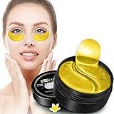 Augenpads Gegen Augenringe Augenmaske Augenpads Hyaluronsäure & Collagen Tränensäcke & Fältchen Augenringe Entfernen Eye Pads Anti Aging Augenpflege 24k Gold Gel Augen Pads 30