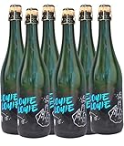 Louie Louie Sekt (6 x 0,75 l), perfekt auch als Geschenk, Bio & Vegan, Winzersekt trocken 11,5%, aus Qualitätsweinen aus Württemberg, Set aus 6 Flaschen Winzersek