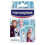 Hansaplast Kids FROZEN 2 Kinderpflaster (20 Strips), Wundpflaster mit Disney-Motiven zum Aufmuntern, schmerzlos zu entfernendes Pflaster S