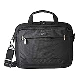 Amazon Basics Laptop- und iPad-Tablet-Schultertasche, für Laptops bis zu 11,6 Zoll (29,4 cm), Schwarz, 1 Stück