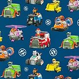Baumwolljersey Paw Patrol Fahrzeuge - Preis gilt für 0,5 M