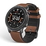 Amazfit Smartwatch GTR 47mm 1,39 Zoll AMOLED Display GPS Fitness Armbanduhr mit 5 ATM wasserdicht, Herzfrequenzüberwachung, Kalorien, Schrittzähler für Herren D