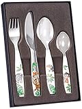 ZWILLING Kinderbesteck-Set, 4-tlg., Für Kinder ab 3 Jahren, 18/10 Edelstahl, Jung