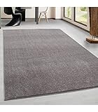 Carpettex Teppich Wohnzimmerteppich, kurz, modern, Farbe und Größe wählbar, beige, 140 x 200