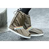 LXC Regenstiefel Regenmantel/wasserdichter Schuhüberzug, ultraleichter Rutschfester Schuhüberzug während der Regenzeit, Unisex