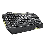 Sharkoon Shark Zone K30 Gaming-Tastatur mit LED-Beleuchtung schw