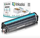 Inkadoo kompatibler Toner als Ersatz für HP CF540X / 203X passend für HP Color LaserJet Pro M 254 dnw Color LaserJet Pro M 254 dw Color LaserJet Pro M 254 nw Color LaserJet Pro MFP M 280 nw