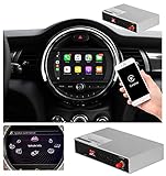 Retrofit Kit Decoder mit drahtlosem Apple CarPlay Android Auto Interface für BMW Mini Cooper F54 F55 F56 F60 2014-2018 CIC NBT EVO Support Mirror Link AirPlay Funktion,C