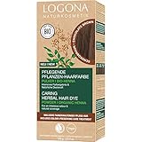 LOGONA Naturkosmetik Pflegende Pflanzen-Haarfarbe Pulver Schokob