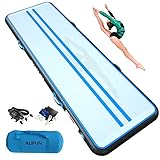 ALIFUN Luft Matte Tumbling Track Gymnastik Aufblasbare Tumble Matte 3M 4M 5M 6M Training Matte Dick 20 CM Luftpump