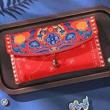 Chinesisches Hong Bao, 5 STK Rote Umschläge,chinesisches Neujahr Hong Bao Geschenk Glücksgeld Umschläge Hochzeit Rotes Paket Hochzeit Zubehör-D||11cm*20.5