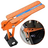 TOOENJOY Auto Pedal Türstufe, klappbarer Auto Türpedal, hilft beim Autowaschen, einfacher Zugang zum Dach,unentbehrliches Zubehör für meisten Autos, SUVs, LKWs(Orange)