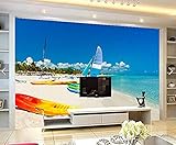 3D Wandbilder Meer Boote Küste Segeln Himmel Strand Natur Tapeten Wohnzimmer Sofa TV Wand Schlafzimmer fototapete 3d effekt tapeten Wohnzimmer Schlafzimmer kinderzimmer-250cm×170