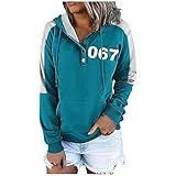 ASHOP Kapuzenpullover Damen Herbst Hoodies Sweatshirt-Oberteile Squid Gamer Kostüm Langärmliger Pullover Sportbekleidung Halloween Kostüm Cosplay Tops B