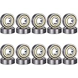 CESHMD 20 Pack 608 ZZ Kugellager, 608zz Metall Double Shielded Miniatur Rillenkugellager (8mm x 22mm x 7mm) (20 Pack 608 ZZ)