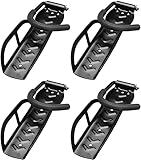 alouweekuky Wand Fahrradhalter Fahrradhaken Drehbare Fahrrad-Wandhalterung Vertikal Edelstahl Wandhalter Fahrradaufhängung für die Garage im Innenbereich (30KG) (Schwarz-4)