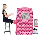 2L SPA Dampfsauna Maschine, Mobile dampfsauna 2 Personen, Fernbedienung Temperatur 9 Ebene Persönlich Zuhause Saunazelt Zum Gewichtsverlust Reduzieren Stress Und Ermüden(Size:EU)