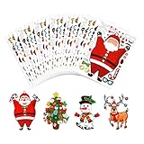 Swinno Weihnachten Stickers für Dekoration Scrapbooking Verpackung Weihnachts Aufkleber,Geschenk Aufkleber, Sticker Etiketten,Weihnachten Sticker Scrapbooking für Weihnachtssticker Motiv S