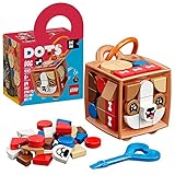 LEGO 41927 DOTS Taschenanhänger Hund Bastelset für Kinder, Schlüsselanhänger zum B