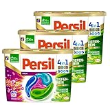 Persil Color 4in1 Discs 132 (3 x 44) Waschladungen, Colorwaschmittel mit Tiefenrein-Plus Technologie und langanhaltender Frische, Waschmittel für leuchtende Farb