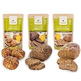 Lizza Low Carb Brot-Mix 3x 250g Backmischungen in 3 Varianten | Bis zu 89% weniger Kohlenhydrate | 100% Bio, Glutenfrei & Vegan | Keto | Protein- & Ballaststoffreich | 3x 250g | 2 Wochen V