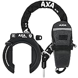 AXA Rahmenschloss Block XXL Set schwarz | Ausführung: für breite Reifen und hohe Felg