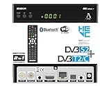 Edision OS NINO+ Full HD Linux E2 Combo-Receiver H.265/HEVC (1x DVB-S2, 1x DVB-T2/C, WLAN onboard, Bluetooth onboard, 2x USB, HDMI, LAN, Linux, Kartenleser) schw