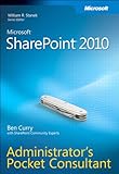 Microsoft SharePoint 2010 Administrator's Pocket Consultant (English Edition)