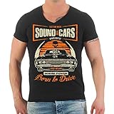 Männer und Herren T-Shirt Sound & Cars Horse Power Größe S - 5XL