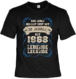 Lustige Sprüche Fun Tshirt Das Leben beginnt erst mit 50 Jahren seit 1968 Lebende Legende - Geburtstag T