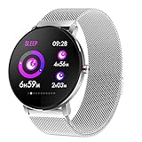 LDJ K9 Ultra Slim Smart Watch Männer IP68 wasserdichte Sport Smartwatch Herrenuhr Herzfrequenzmonitor Fitness Armband Für Android Ios,C