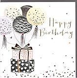 Belly Button Designs Glückwunschkarte zum Geburtstag mit Kristallen, Prägung und farbiger Folienauflage .BB398