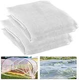KNMY 2,5m x 10m Gartennetz Insektenschutznetz Insekten Vögel Fliegen Schutznetz Gemüse Blumen Schutz Netz für Garten Gemüsegarten Obstgarten schü