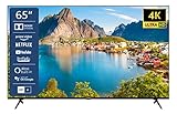 Telefunken D65U660X5CWI 65 Zoll Fernseher/Smart TV (4K UHD, HDR Dolby Vision, LED, Triple-Tuner, WLAN, Alexa Built-in) - inkl. 6 Monate HD+ [2022]