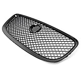 WHJDM Auto Front Upper Heizkörper Grill, Für Jaguar XJ 2010 2011 2012 2013 2014 2015 Glanz Schwarz Außen Molding Grill ABS Mit Emb