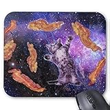 Gaming-Mauspad Cat Frying Bacon mit Augenlaser-Mauspad 300X250X3