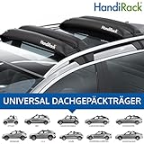 HandiWorld HandiRack Universal Dachgepäckträger für Autos; Schnellmontage Dachträger; Schw