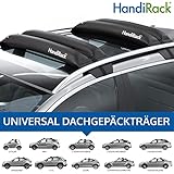 HandiWorld HandiRack Universal Dachgepäckträger für Autos; Schnellmontage Dachträger; Schw