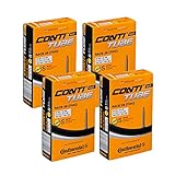 4 x Continental Fahrrad Schlauch Race 28Zoll, 20/25-622 Presta 60 mm V