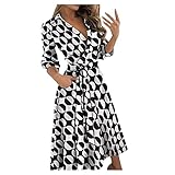 Damen Abendkleid Große Größen Partykleid Hohe Taillen Lose Wickelkleid Langes Kleid Edel Elegant Stilvolles Einfarbiges Frauenkleid Sommerkleider Cocktail Kleid Business C