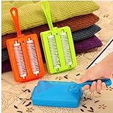 Teppich Debris Bürste, Multifunktionshanddoppel Roller Kehrmaschinen Sofa Teppich Crumb Staub Haarreinigungsbürste Collector Roller Gelegentliche Farb