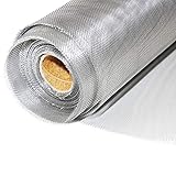 Edelstahl Drahtgewebe Fliegengitter Gaze - MW: 1,40 mm - DS: 0,25 mm - 1 m x 1 m R