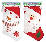 pick Weihnachtsmann/Schneemann Strümpfe 45