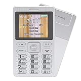 Mobiltelefon, Bluetooth-Telefon mit Telefonverzeichnis und 3,5-mm-Headset-Anschluss Bluetooth Dialer Dual, Unterstützung Dual-SIM Dual Standby, 1,77-Zoll-Mobiltelefon mit ultradünner Karte(Silber)
