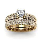 Focisa Ring Ringe Bijouterie Paar Ringe - Exquisite Romantische Damen Herz Zirkon Ring Set Simple Vintage Herren Drache Edelstahl Ring Hochzeitsschmuck   12 D