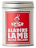 Aladins Lamb, BBQ Rub, Trockenmarinade zum Grillen von Lammfleisch, Lamm-Kebap, Köfte 120 g