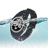 Hootracker Smartwatch Uhr Intelligente Armbanduh IP67 Wasserdicht Fitness Tracker Armband Sport Uhr mit Schrittzähler Schlaftracker Kompatibel mit Android Smartphone-Black