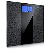 MyBeo - digitale Personenwaage im Slim Design - Körperwaage - Anti-Rutsch Beschichtung - großes LCD-Display, max. 180 kg, Messauflösung 0,1 kg, automatisches Ein- und Ausschalten - weig