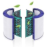 Bamboost Ersatzteile HEPA Filter Kompatibel mit Dyson HP04 TP04 DP04 TP05 HP05 Pure Cool Luftreiniger Lüfter und Innerer Aktivkohlefilter-360° Filtersy